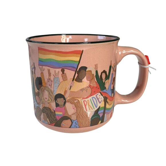 Pride Parade Mug LGBTQ Kenzi Studio New Pink - Picture 2 of 6